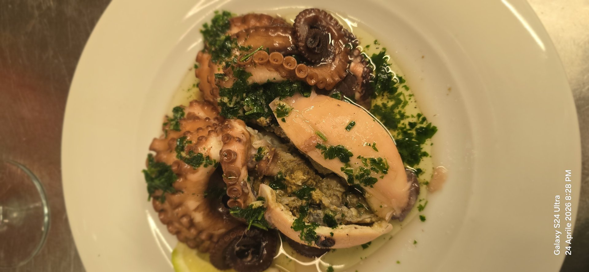Polpo all'olio